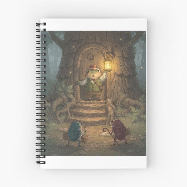 Item preview, Toad Innkeeper Welcoming Weary Beetles designed and sold by PictorialWhimsy.