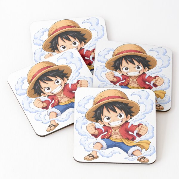 Item preview, Chibi Tiny Monkey D. Luffy One Piece Anime, Cute Straw Hat Art designed and sold by LumiAnCreations.