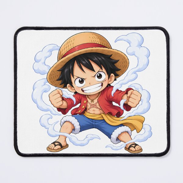 Item preview, Chibi Tiny Monkey D. Luffy One Piece Anime, Cute Straw Hat Art designed and sold by LumiAnCreations.