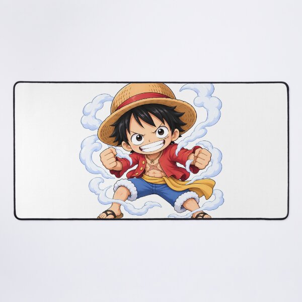 Item preview, Chibi Tiny Monkey D. Luffy One Piece Anime, Cute Straw Hat Art designed and sold by LumiAnCreations.