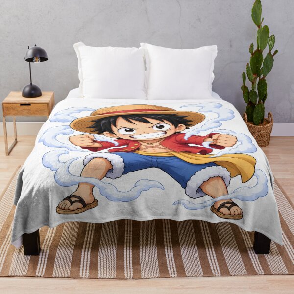 Item preview, Chibi Tiny Monkey D. Luffy One Piece Anime, Cute Straw Hat Art designed and sold by LumiAnCreations.