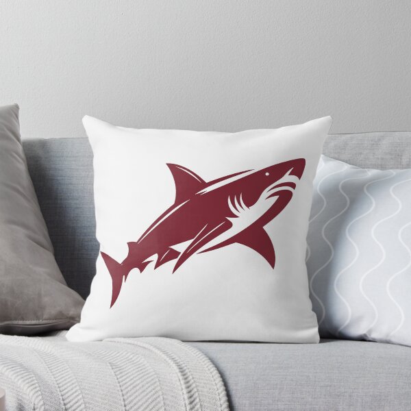 Item preview, Burgundy Great White Shark Design designed and sold by pattern-archive.
