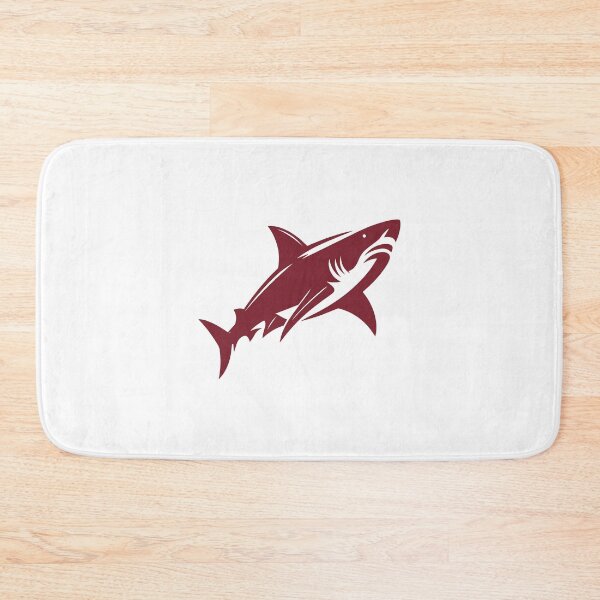 Item preview, Burgundy Great White Shark Design designed and sold by pattern-archive.