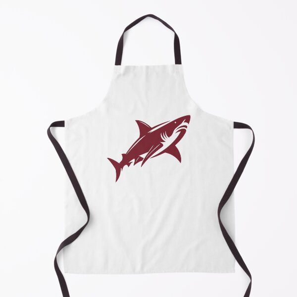 Item preview, Burgundy Great White Shark Design designed and sold by pattern-archive.