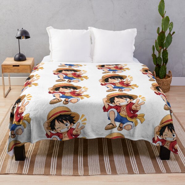 Item preview, Chibi Monkey D. Luffy One Piece Anime, Cute Tiny Straw Hat Art designed and sold by LumiAnCreations.