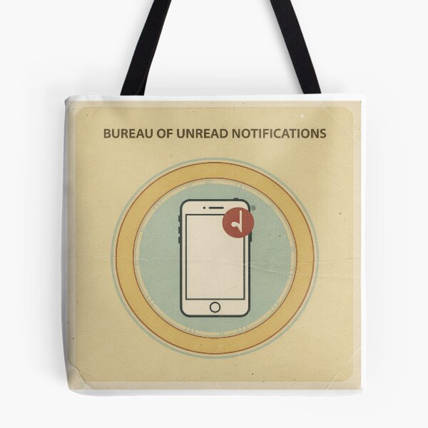 Item preview, Bureau of Unread Notifications designed and sold by PictorialWhimsy.