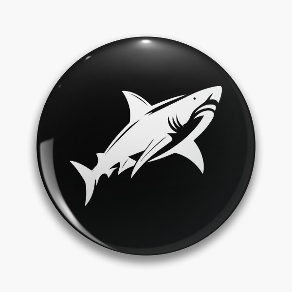 Item preview, White Great White Shark Design designed and sold by pattern-archive.