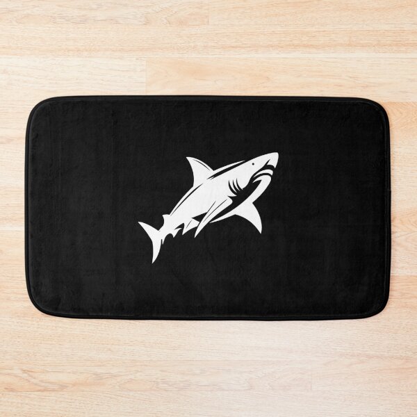 Item preview, White Great White Shark Design designed and sold by pattern-archive.