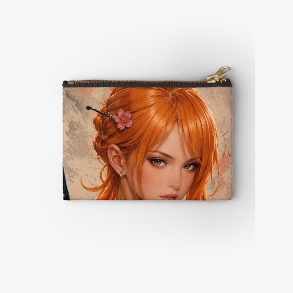 Item preview, Orange Haired Samurai Woman – Japanese Warrior Anime Girl Aesthetic designed and sold by Dyan4.