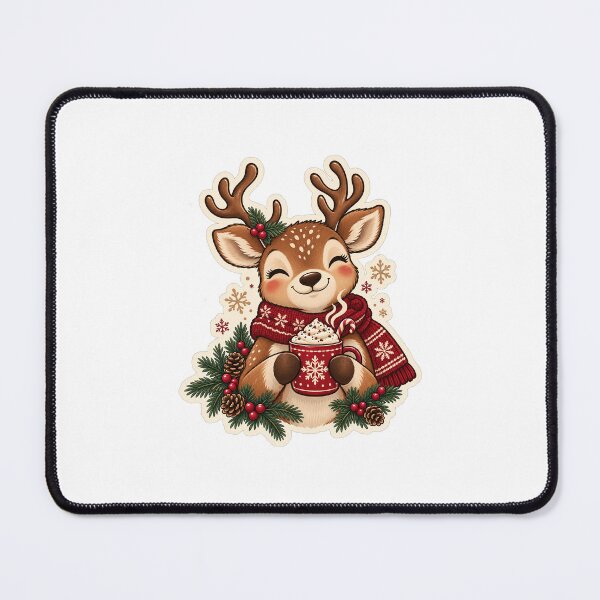 Item preview, Cozy Christmas Reindeer Hot Cocoa Sweater designed and sold by naruto4925.