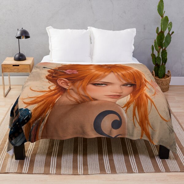 Item preview, Orange Haired Samurai Woman – Japanese Warrior Anime Girl Aesthetic designed and sold by Dyan4.