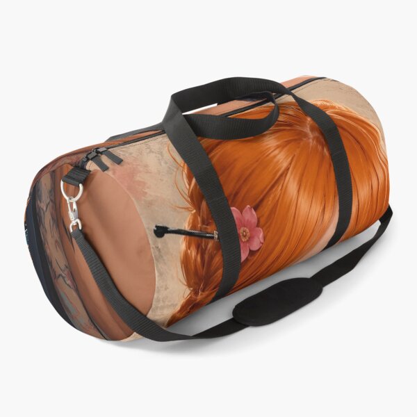 Item preview, Orange Haired Samurai Woman – Japanese Warrior Anime Girl Aesthetic designed and sold by Dyan4.