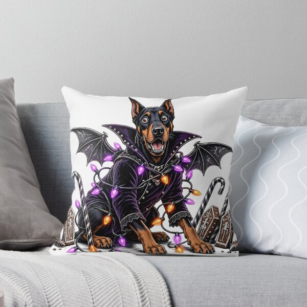 Item preview, Halloween Doberman Vampire with Bat Wings designed and sold by CraftyValley.