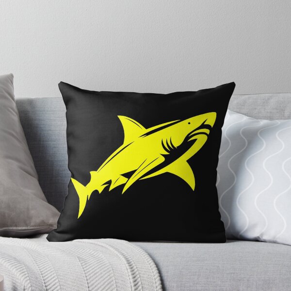Item preview, Yellow Great White Shark Design designed and sold by pattern-archive.