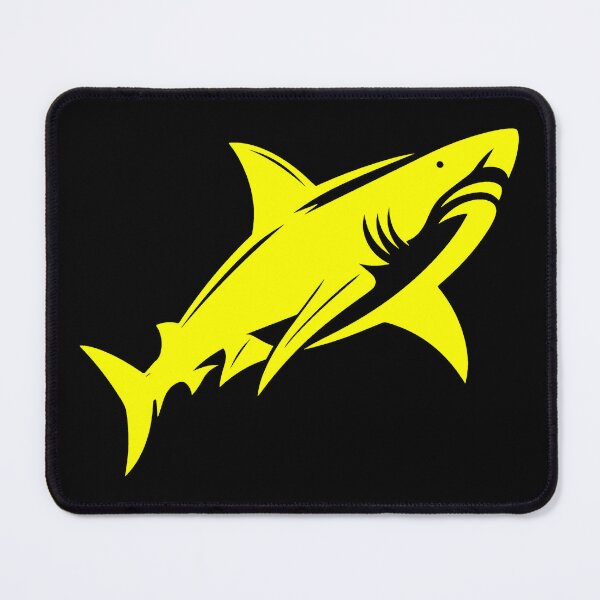 Item preview, Yellow Great White Shark Design designed and sold by pattern-archive.