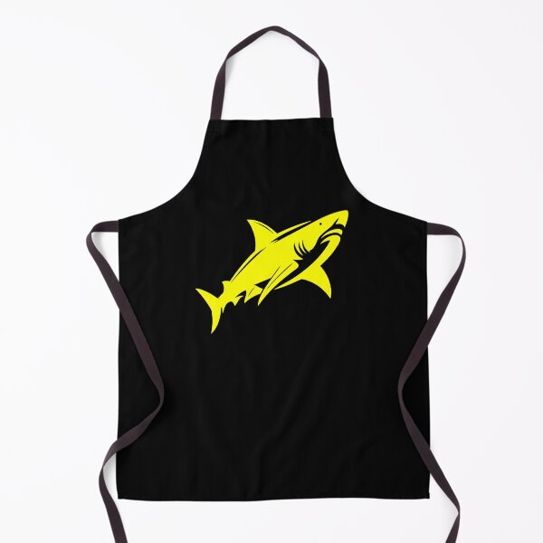 Item preview, Yellow Great White Shark Design designed and sold by pattern-archive.