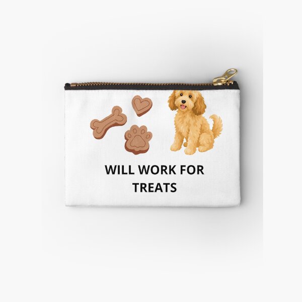 Item preview, Will Work For Treats Cute Goldendoodle Puppy Dog Design designed and sold by Jani045.