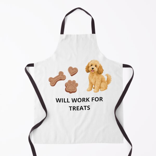 Item preview, Will Work For Treats Cute Goldendoodle Puppy Dog Design designed and sold by Jani045.