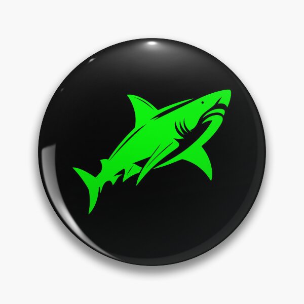 Item preview, Lime Great White Shark Design designed and sold by pattern-archive.