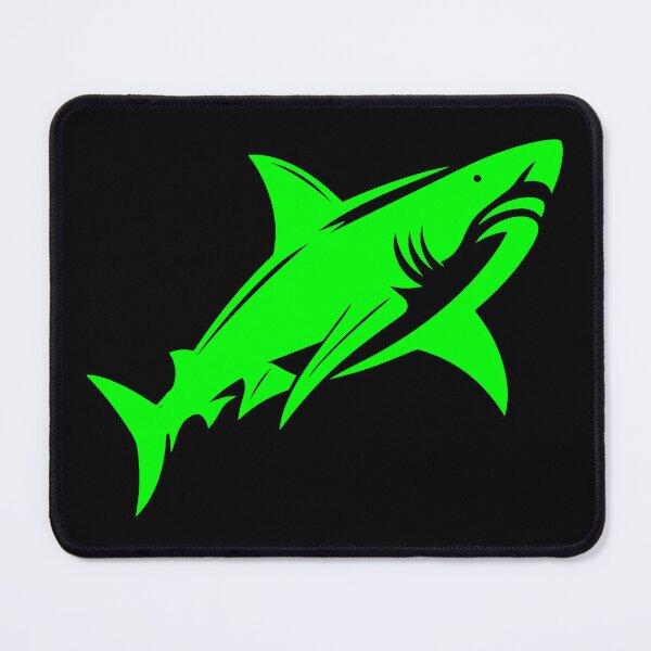 Item preview, Lime Great White Shark Design designed and sold by pattern-archive.