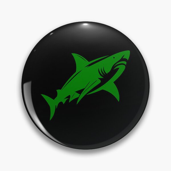 Item preview, Green Great White Shark Design designed and sold by pattern-archive.