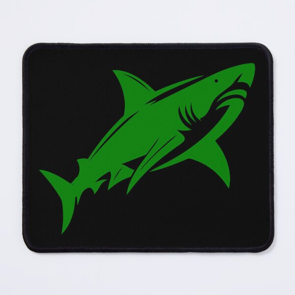 Item preview, Green Great White Shark Design designed and sold by pattern-archive.