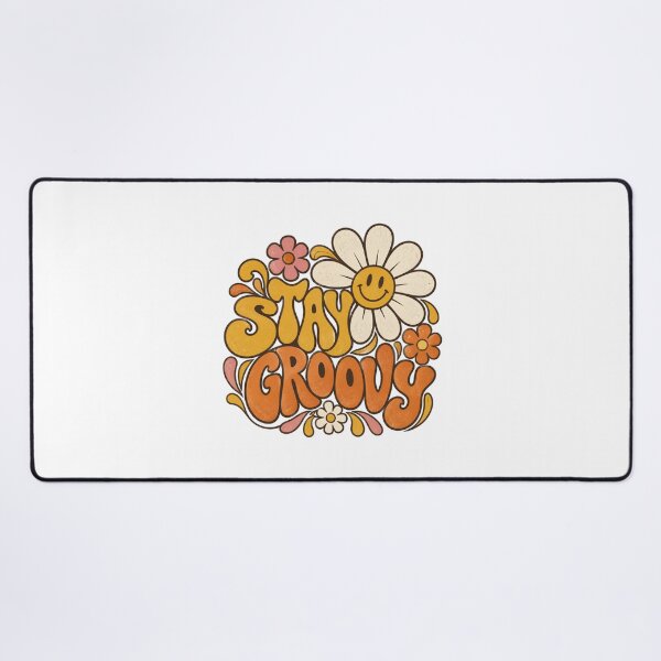 Item preview, Stay Groovy – Retro Flower Power Daisy designed and sold by MotionBanana Art.