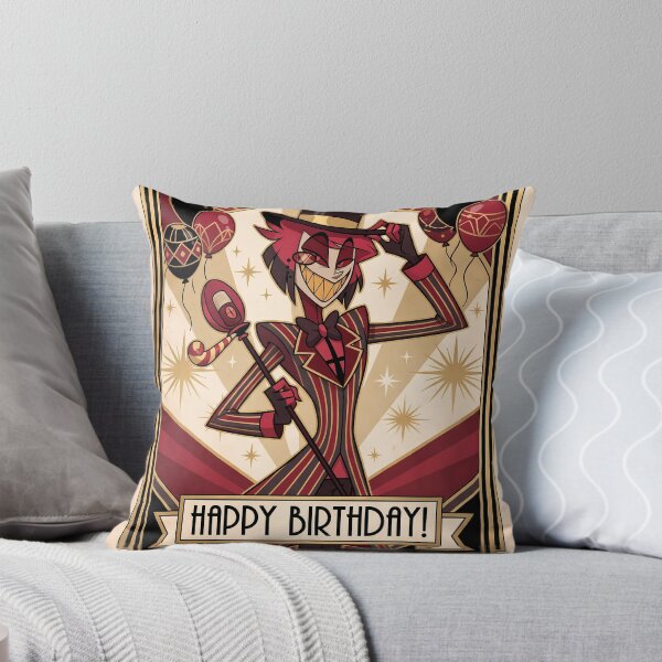 Item preview, Alastor Wishing You a Happy Birthday - Radio Demon Birthday Art designed and sold by DeviantMerch.