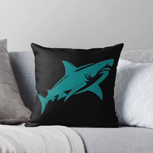 Item preview, Teal Great White Shark Design designed and sold by pattern-archive.
