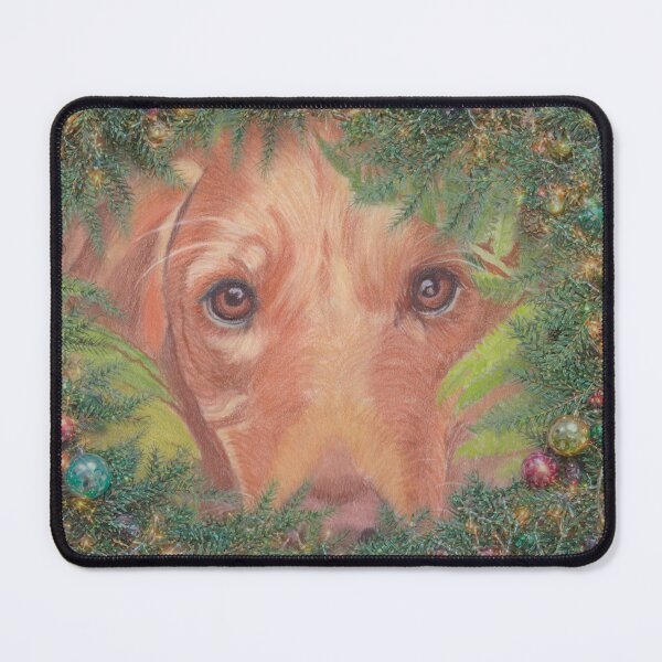 Item preview, Peeping through the Christmas tree designed and sold by SandraAnimalArt.