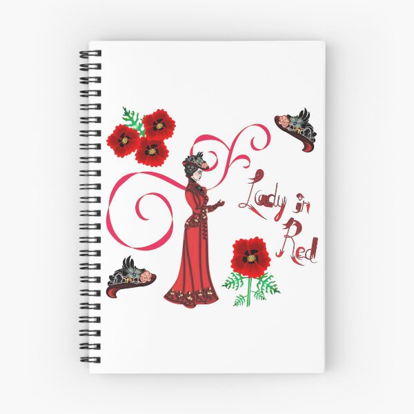 Item preview, Lady in Red Motif designed and sold by Sharon Schwalbe.