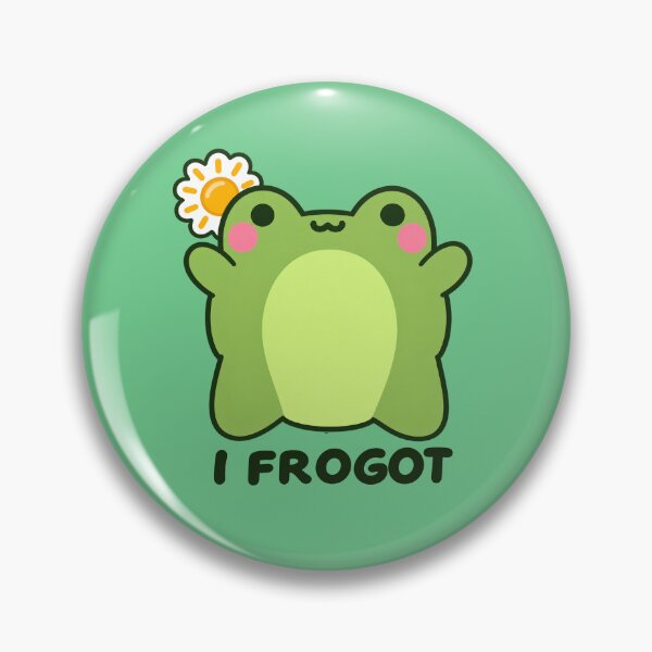 Item preview, I Frogot Frog - Funny Frog Meme designed and sold by PatternFariss.