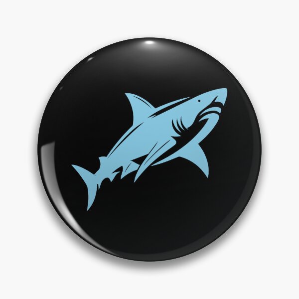 Item preview, Sky Blue Great White Shark Design designed and sold by pattern-archive.