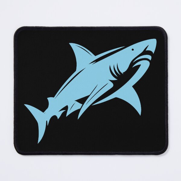 Item preview, Sky Blue Great White Shark Design designed and sold by pattern-archive.