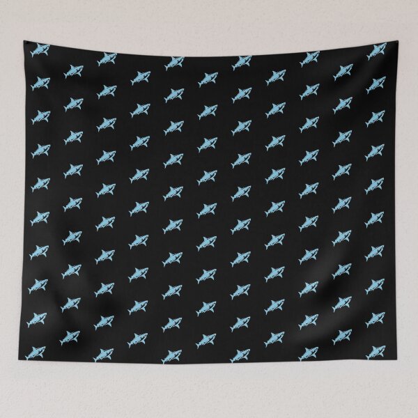 Item preview, Sky Blue Great White Shark Design designed and sold by pattern-archive.