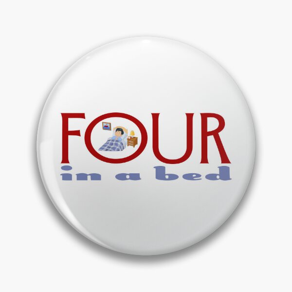 Item preview, Four In A Bed Cartoon (on White) designed and sold by PawsitiveMum3.