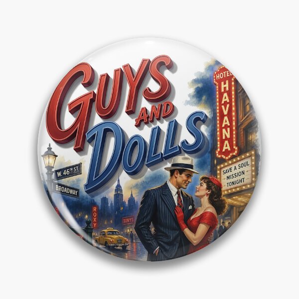 Item preview, Guys and Dolls the Musical designed and sold by Lyric Vault - Rock on.