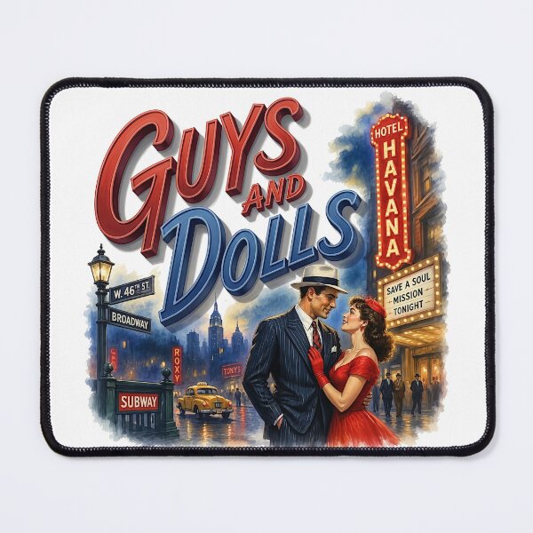 Item preview, Guys and Dolls the Musical designed and sold by Lyric Vault - Rock on.
