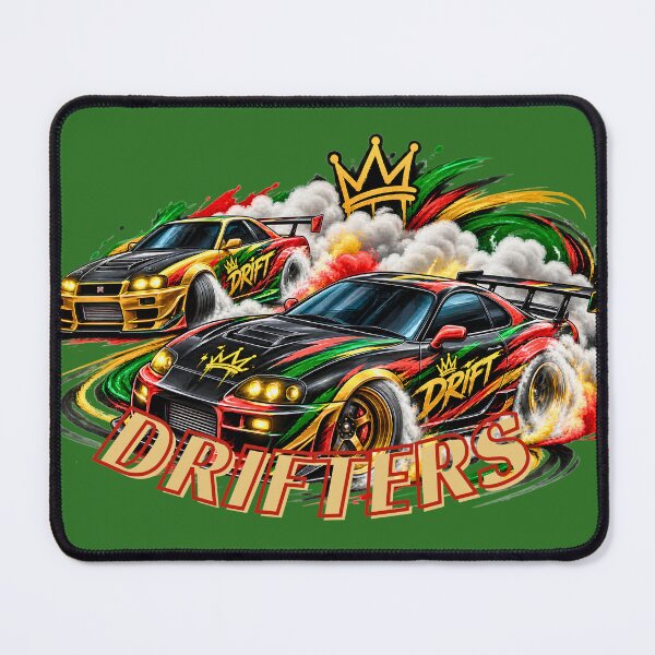 Item preview, Crown Drifters JDM Street Racing Cars Drift Art designed and sold by digitalbob60.