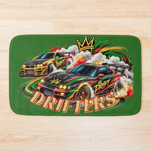 Item preview, Crown Drifters JDM Street Racing Cars Drift Art designed and sold by digitalbob60.