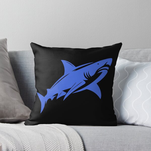 Item preview, Royal Blue Great White Shark Design designed and sold by pattern-archive.