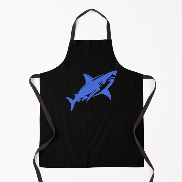 Item preview, Royal Blue Great White Shark Design designed and sold by pattern-archive.