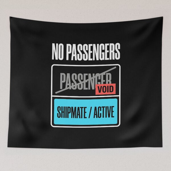 Item preview, No Passengers Shipmate Active Maritime Sailing Graphic designed and sold by SplashTastic.