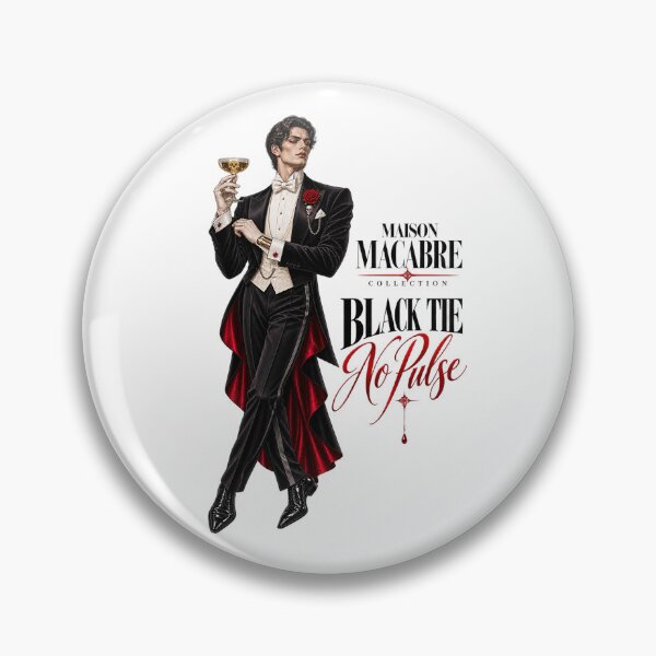 Item preview, MAISON MACABRE COLLECTION - Black Tie No Pulse designed and sold by WheelieGdArt.