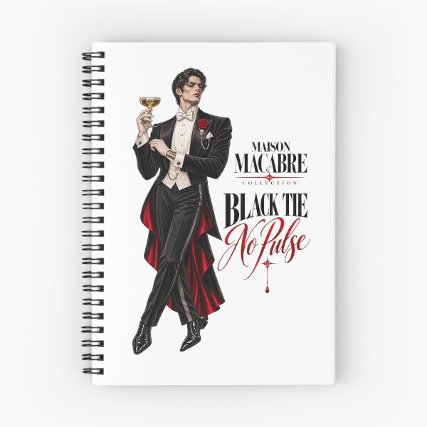 Item preview, MAISON MACABRE COLLECTION - Black Tie No Pulse designed and sold by WheelieGdArt.
