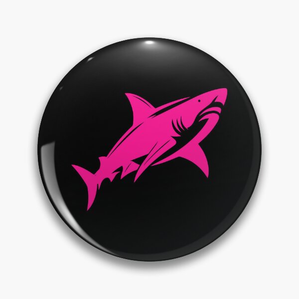 Item preview, Hot Pink Great White Shark Design designed and sold by pattern-archive.