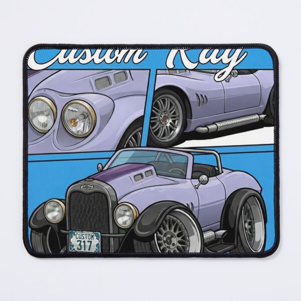 Item preview, Custom Ray - Purple Hot Rod 317 designed and sold by redkat-4.