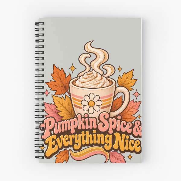 Item preview, Retro Pumpkin Spice Latte and Everything Nice Fall Design designed and sold by 2Sec.