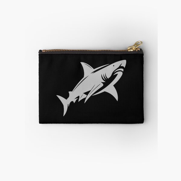 Item preview, Silver Great White Shark Design designed and sold by pattern-archive.