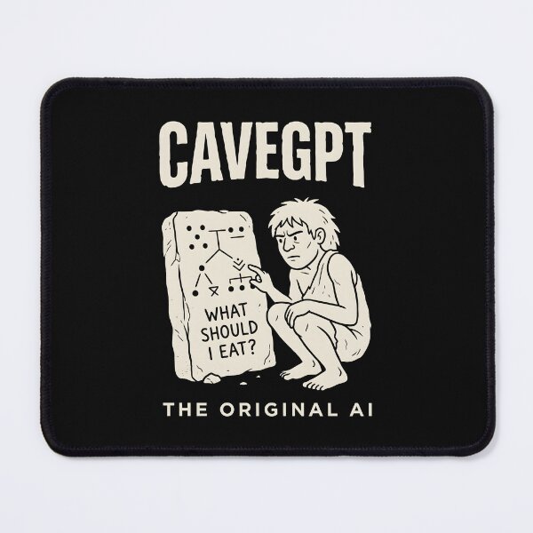 Item preview, CaveGPT The Original AI Funny Tech Humor designed and sold by SplashTastic.